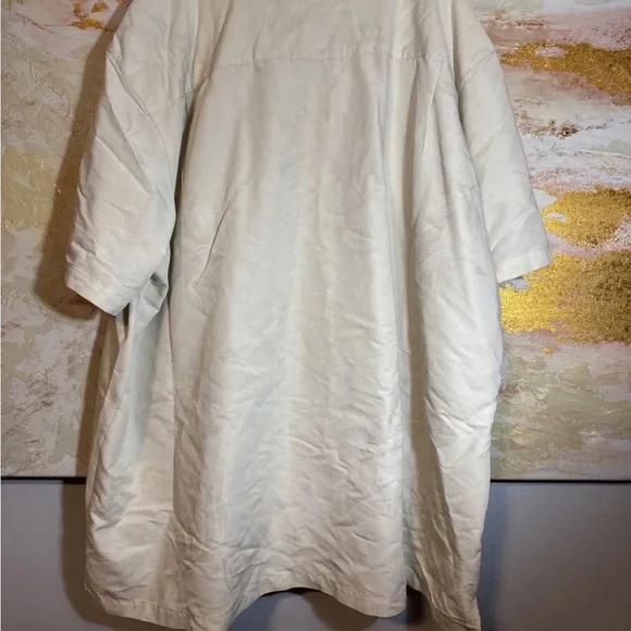 Caribbean Joe Men's Burgundy and Cream Shirt Jackets - Picture 6 of 9